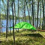 Tree Tents At Alaska Glamping Linnansaari