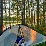 Tree Tents At Alaska Glamping Linnansaari *
