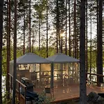 Tree Tents At Alaska Glamping Linnansaari Camping