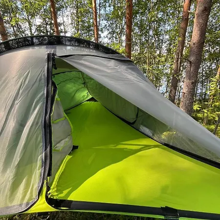 Campsite Alaska Tree Tents Linnansaari