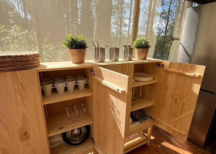 营地 Alaska Tree Tents Linnansaari *